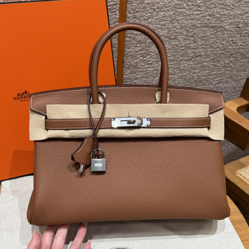 최고퀄 에르메스 올수공 버킨 30 Gold 토고 가죽 은장