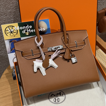 최고퀄 에르메스 올수공 버킨 30 Gold 엡송 셀리에 가죽 은장