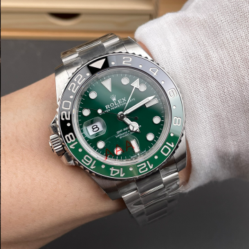 최고퀄 VS공장 롤렉스 GMT 마스터 그린 다이얼 오이스터 스틸 40mm 126729