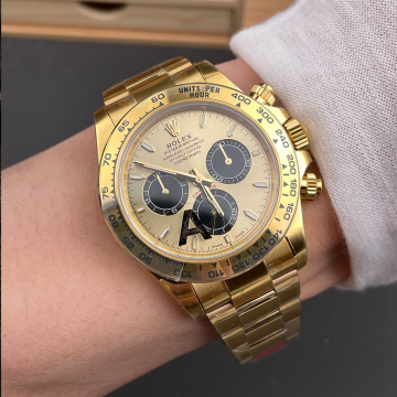 최고퀄 VS공장 롤렉스 데이토나 샴폐인 다이얼 옐로우 골드 금통 40mm 126508