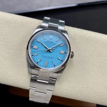 최고퀄 VS공장 롤렉스 오이스터 퍼페츄얼 터콰이즈 다이얼 스틸 36mm 126000