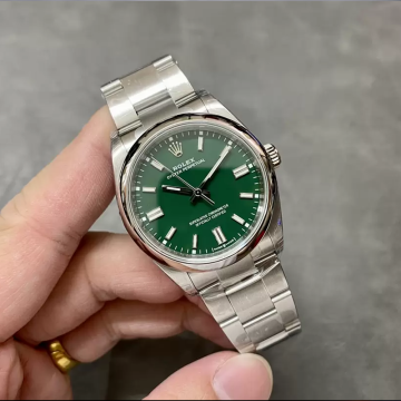 최고퀄 VS공장 롤렉스 오이스터 퍼페츄얼 그린 다이얼 스틸 36mm 126000