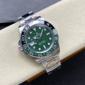 최고퀄 ARF공장 롤렉스 GMT마스터 그린 다이얼 화이트 골드 오이스터 40mm 126729