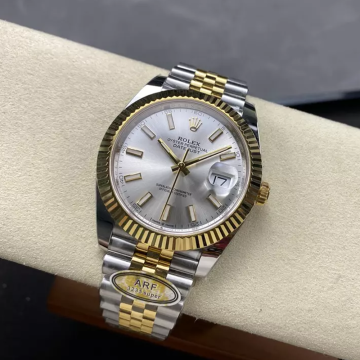 최고퀄 ARF공장 롤렉스 데이저스트 실버 다이얼 옐로우 골드 쥬빌레 콤비 41mm 126333