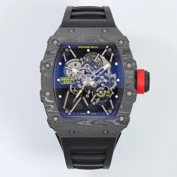 최고퀄 ZF공장 리차드밀 라파엘 나달 RM35-01 블랙 카본 케이스 / 블랙 러버밴드