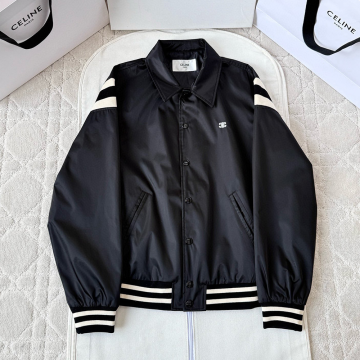 최고퀄 셀린느 사틴 트리옹프 테디 자켓 블랙