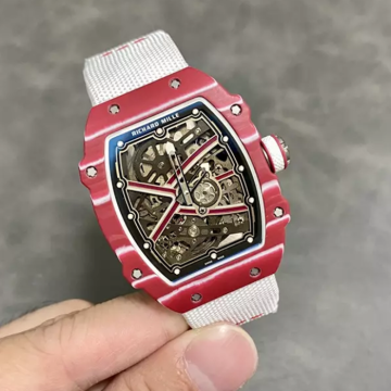 최고퀄 CNC 커스텀 리차드밀 무타즈 에사 바르심 레드 카본 RM67-02