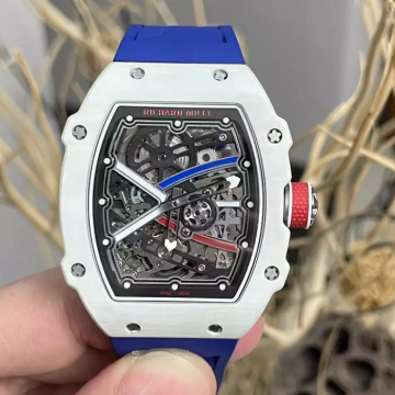 최고퀄 CNC 커스텀 리차드밀 알렉시 팽튀로 화이트 카본 RM67-02