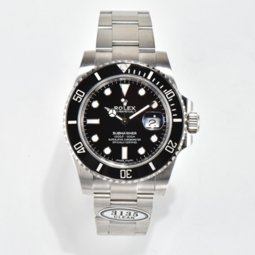 최고퀄 클린공장 롤렉스 서브마리너 블랙 다이얼 데이트 40mm 116610