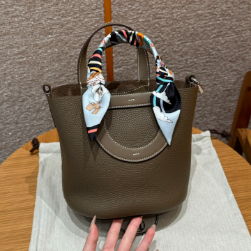 최고퀄 올수공 에르메스 인 더 루프 18 에토프 클레망스 가죽 실버 하드웨어