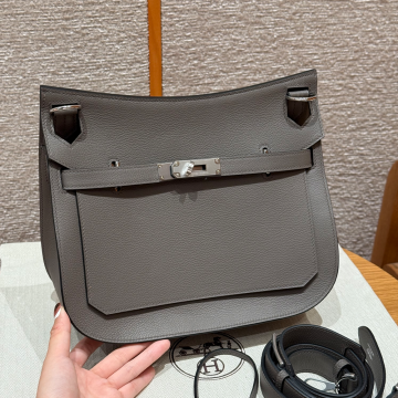 최고퀄 올수공 에르메스 집시에르 28 Girs Meyer 에버컬러 가죽 실버 하드웨어