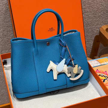 최고퀄 올수공 에르메스 가든파티 30 Blue Zanzibar 네곤다 가죽