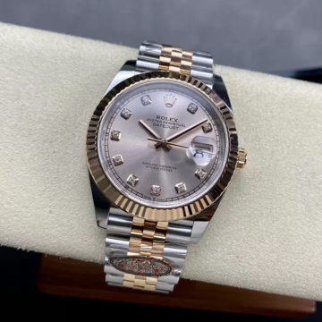 최고퀄 클린공장 롤렉스 데이저스트 41mm 썬더스트 8P 다이얼 로즈골드 콤비 126331