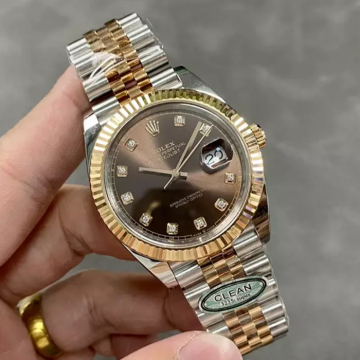 최고퀄 클린공장 롤렉스 데이저스트 브라운 10P 다이얼 41mm 쥬빌레 126234
