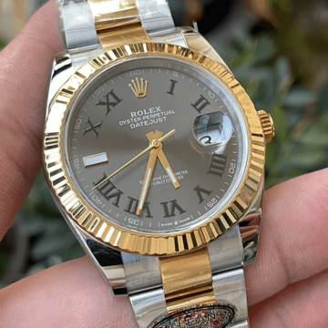 최고퀄 클린공장 롤렉스 데이저스트 윔블던 다이얼 콤비 41mm 126334