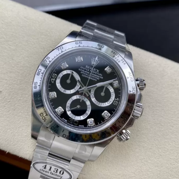 최고퀄 클린공장 롤렉스 스틸 데이토나 블랙 8P 다이얼 116509