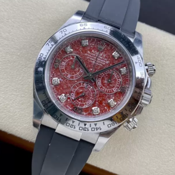 최고퀄 클린공장 롤렉스 데이토나 석류 갈레나 다이얼 화이트 골드 금통 러버밴드 116589