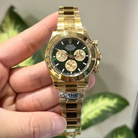 최고퀄 THB공장 롤렉스 데이토나 헐크 다이얼 옐로우 골드 금통 126508