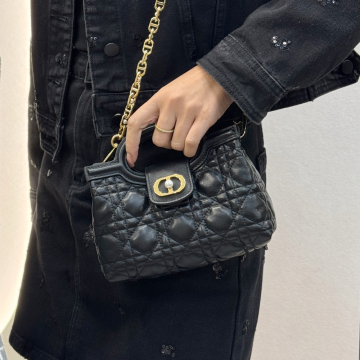 최고퀄 디올 졸리 탑 핸들 미니 백 파우더 블랙