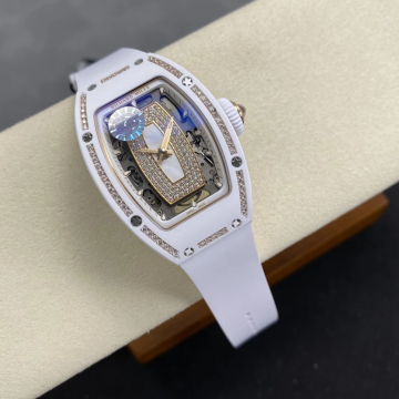 최고퀄 ZF공장 여성용 리차드밀 RM07 화이트 세라믹 베젤 화이트 다이얼