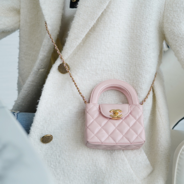 최고퀄 팬더샵 샤넬 23K 켈리백 스몰 라이트 핑크 모델