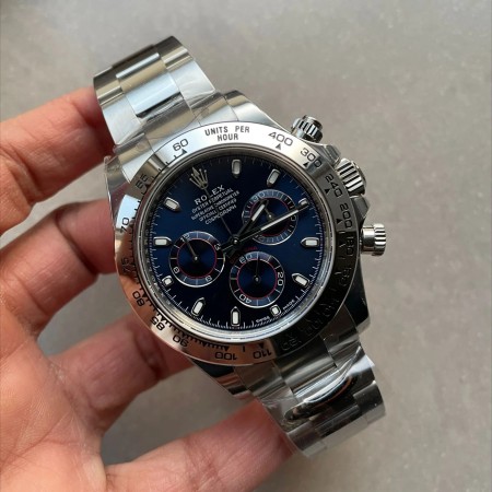 최고퀄 UFO공장 롤렉스 데이토나 블루 다이얼 화이트 골드 금통 40mm 126509