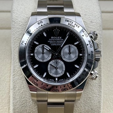 최고퀄 UFO공장 롤렉스 데이토나 블랙 다이얼 화이트 골드 금통 40mm 126509