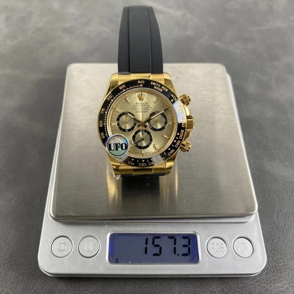최고퀄 UFO공장 롤렉스 데이토나 티파니 다이얼 옐로우 골드 금통 40mm 126518