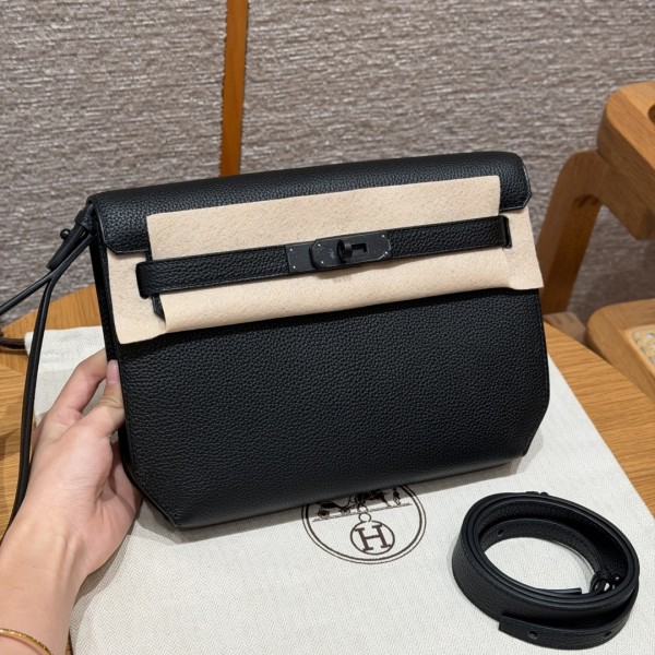 최고퀄 올수공 에르메스 켈리 데페슈 25 블랙 토고 가죽 블랙 하드웨아