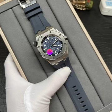 최고퀄 APS공장 오데마피게 오프쇼어 다이버 네이비 다이얼 러버밴드 42mm 15720