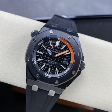 최고퀄 APS공장 오데마피게 오프쇼어 다이버 블랙 다이얼 러버밴드 42mm 15707