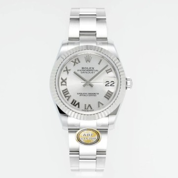 최고퀄 ARF공장 여성용 롤렉스 데이저스트 실버 다이얼 스틸 오이스터 31mm 278274
