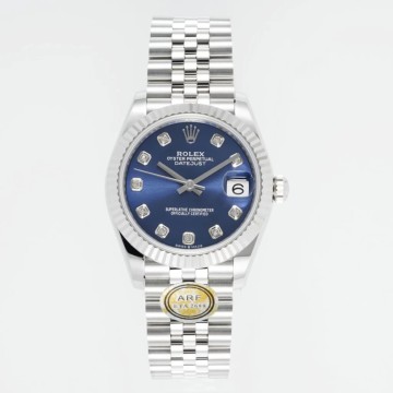 최고퀄 ARF공장 여성용 롤렉스 데이저스트 블루 10P 다이얼 스틸 쥬빌레 31mm 278274