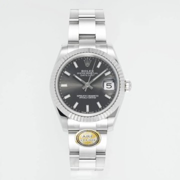 최고퀄 ARF공장 여성용 롤렉스 데이저스트 그레이 다이얼 스틸 오이스터 31mm 278274