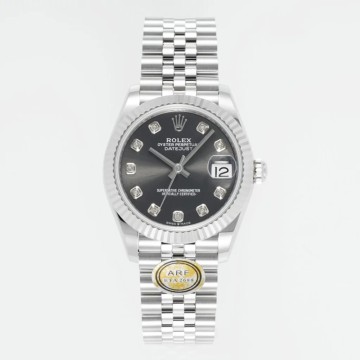 최고퀄 ARF공장 여성용 롤렉스 데이저스트 그레이 10P 다이얼 스틸 쥬빌레 31mm 278274
