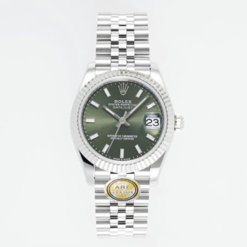 최고퀄 ARF공장 여성용 롤렉스 데이저스트 그린 다이얼 스틸 쥬빌레 31mm 278274
