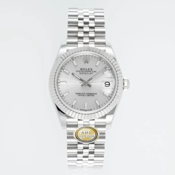 최고퀄 ARF공장 여성용 롤렉스 데이저스트 실버 다이얼 스틸 쥬빌레 31mm 278274