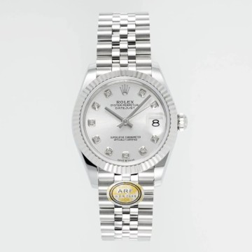 최고퀄 ARF공장 여성용 롤렉스 데이저스트 실버 10P 다이얼 스틸 쥬빌레 31mm 278274